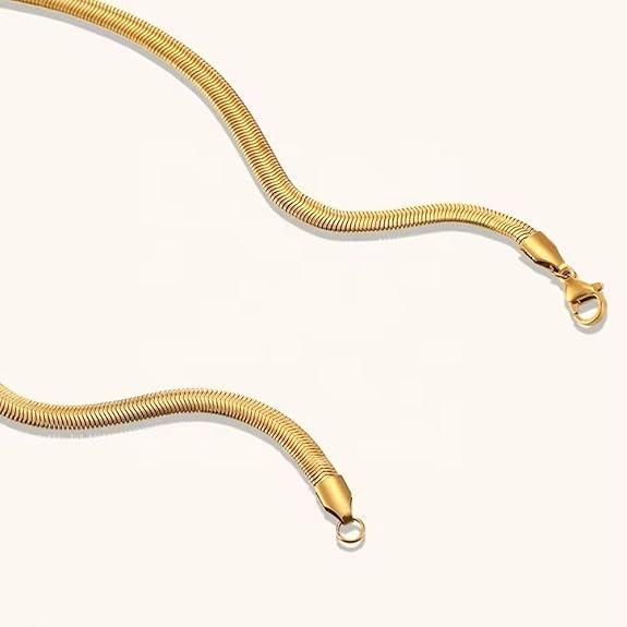 Unisex Golden Snake Chain