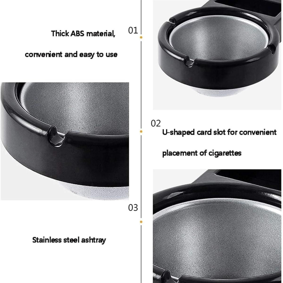🚬🔥 Premium Wall-Mounted Ashtray with Holder - The Smoker's Ultimate Convenience! 🔥🚬
