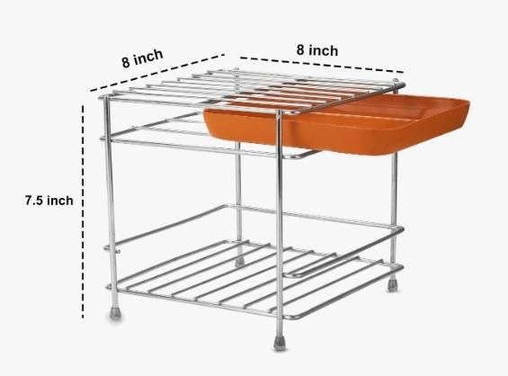 Premium Steel Matka Stand with FREE Tray